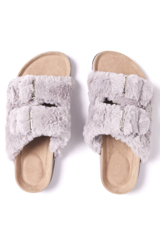 Sorrento Slipper In Grey