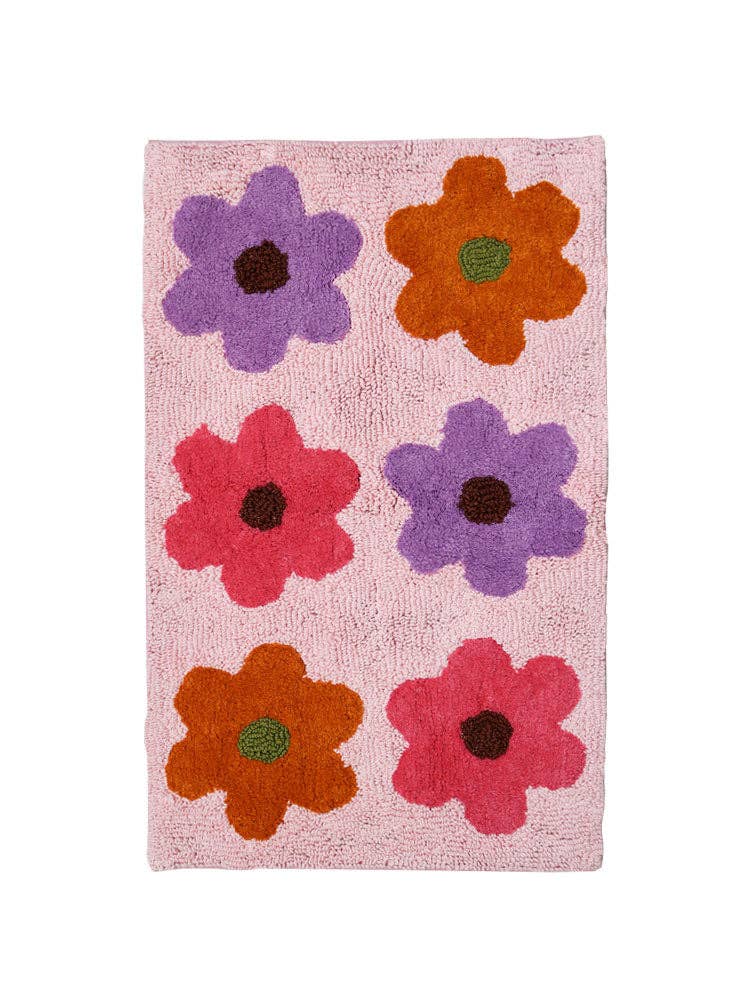 Candy Flowerbed Bath Mat