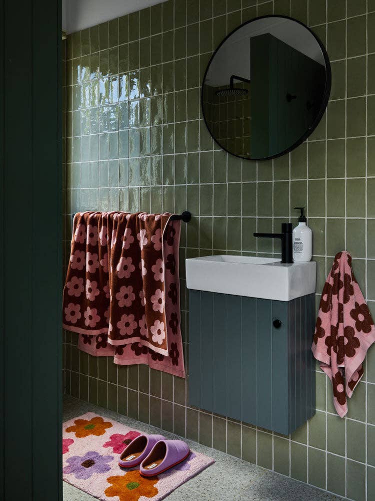 Candy Flowerbed Bath Mat
