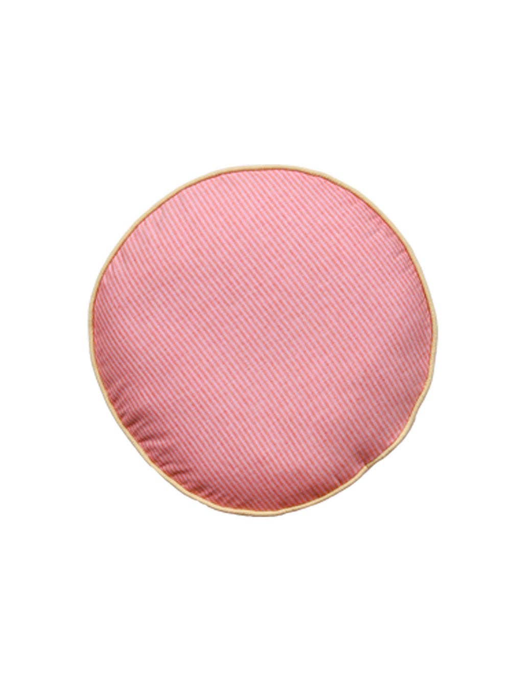 Woven Stripe Round Cushion