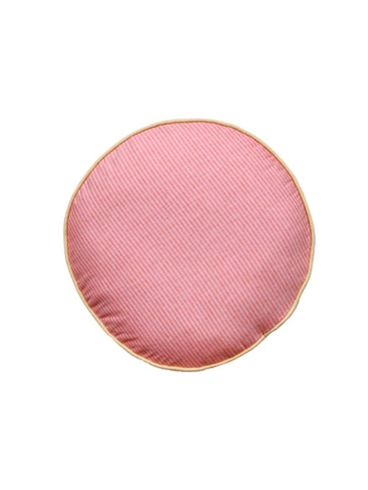 Woven Stripe Round Cushion