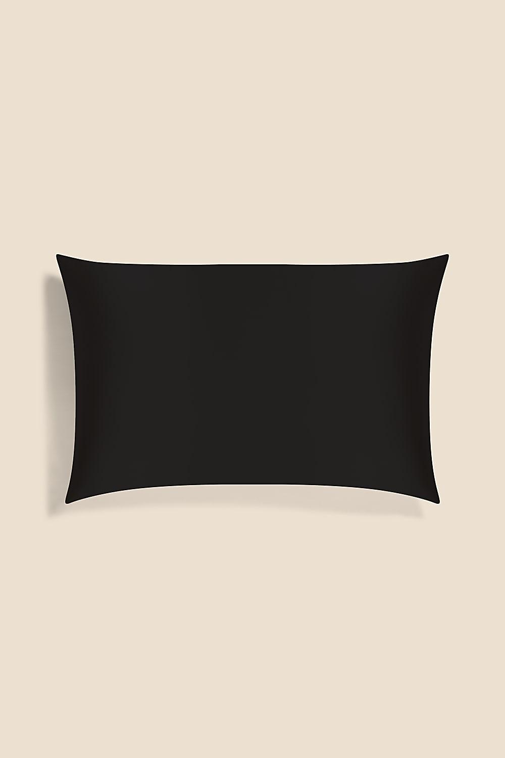 Blissful Black Pure Silk Pillowcase