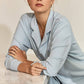 Ribbed Pyjama and Lounge Set - Emilia Powder Blue