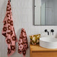 Winter Flowerbed Bath Towel