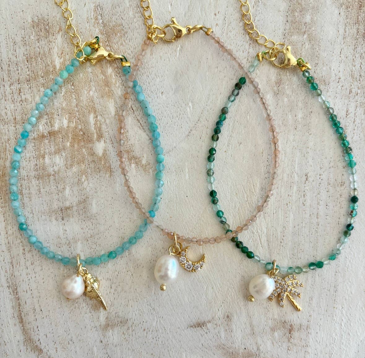 TROPICANA BRACELET [GREEN AGATE]