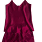 Ruffle Pajama Set Australian Design Satin Cami Pyjama Set