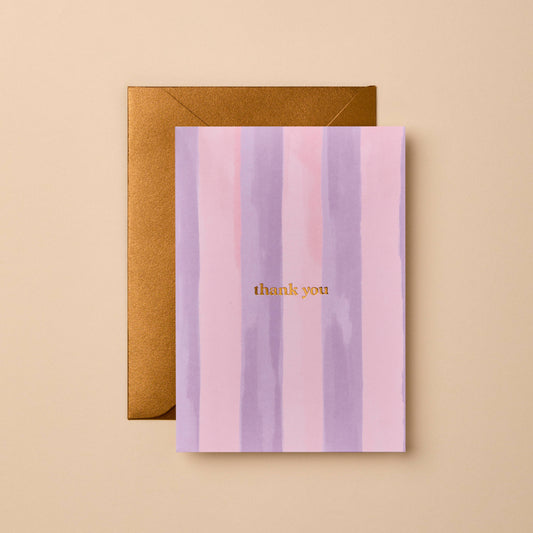 Thank You Card | Sustainable Gold Foil Greeting Card