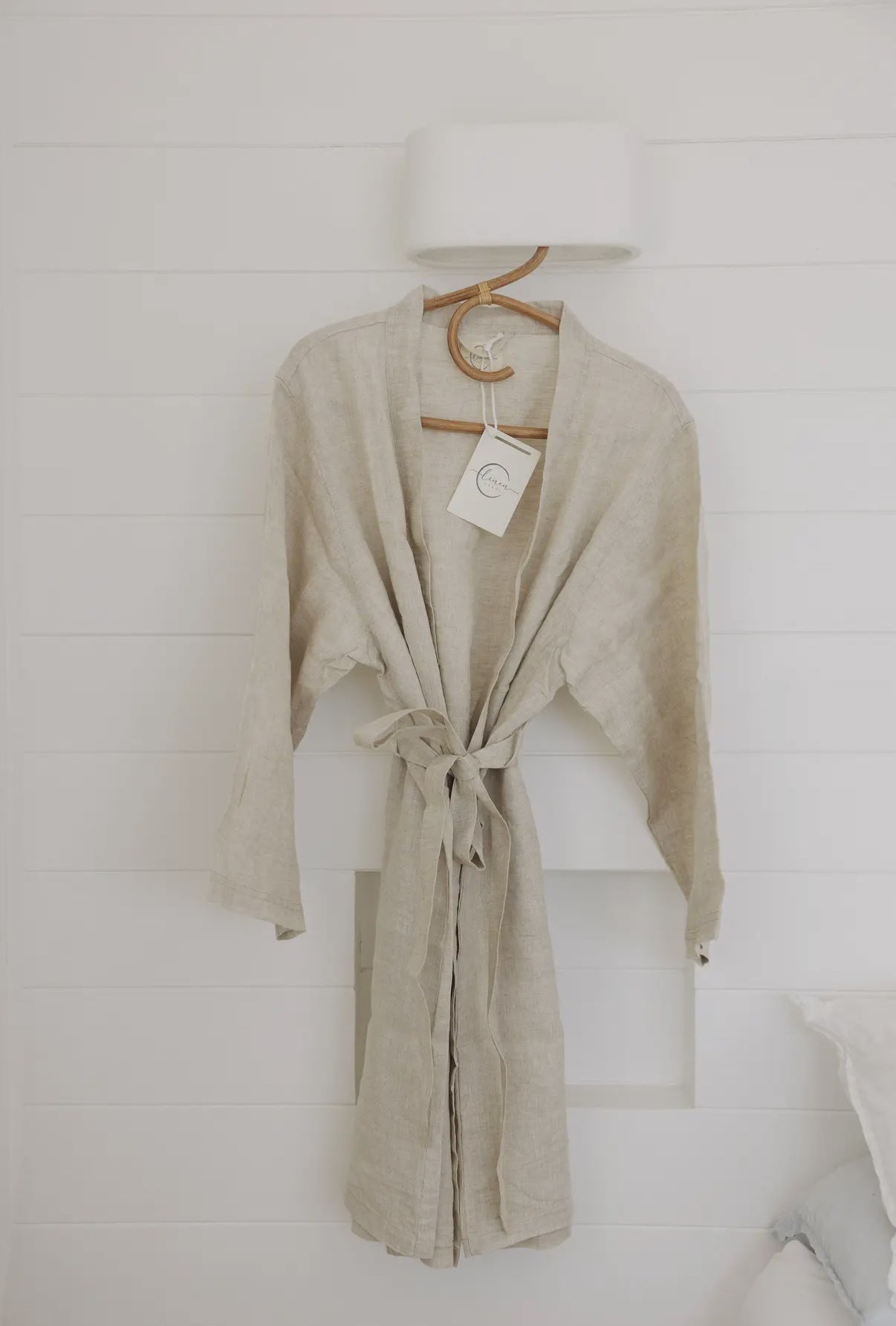French linen Robe – SOAP BAR CO
