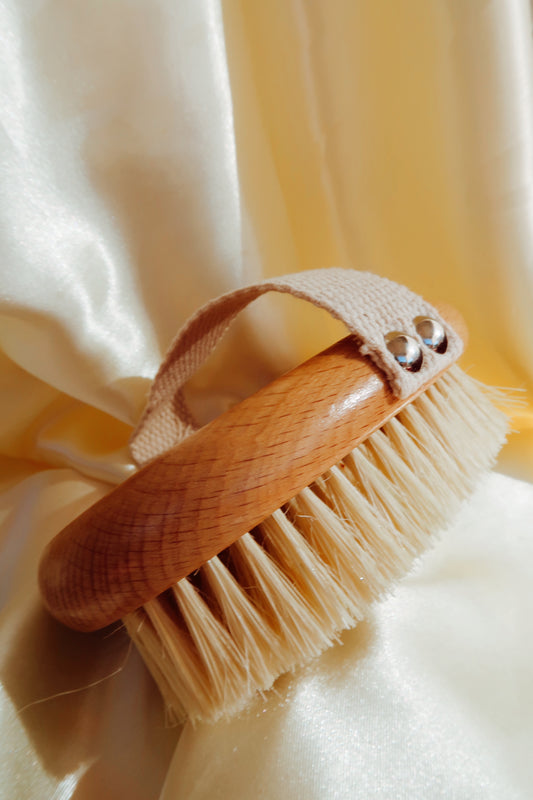 Dry body brush