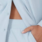 Ribbed Pyjama and Lounge Set - Emilia Powder Blue